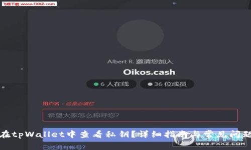 如何在tpWallet中查看私钥？详细指南与常见问题解答
